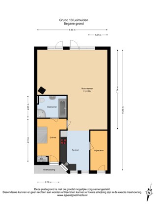 Grutto 13, 2451 VL Leimuiden - Begane grond - 2D.jpg