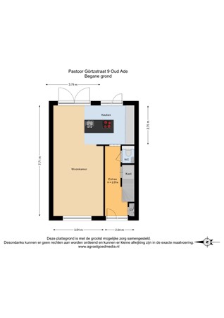 Pastoor Gortzstraat 9, 2374 BG Oud Ade - Begane grond - 2D.jpg