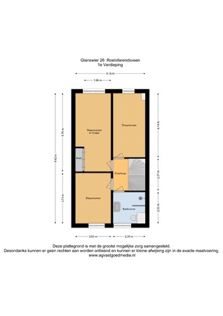 Glanswier 26, 2371 KJ Roelofarendsveen - 1e Verdieping - 2D.jpg