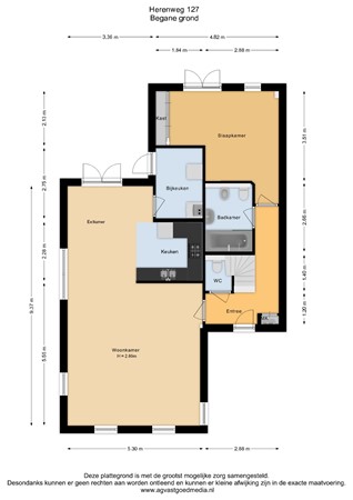 Herenweg 127, 2465 AE Rijnsaterwoude - Begane grond - 2D.jpg