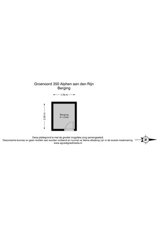 Groenoord 350, 2401 AM Alphen aan den Rijn - Berging - 2D.jpg