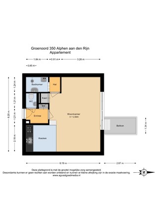 Groenoord 350, 2401 AM Alphen aan den Rijn - Appartement - 2D.jpg