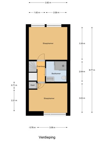 Oberonhof 42, 3194 VM Hoogvliet Rotterdam - Verdieping.jpg