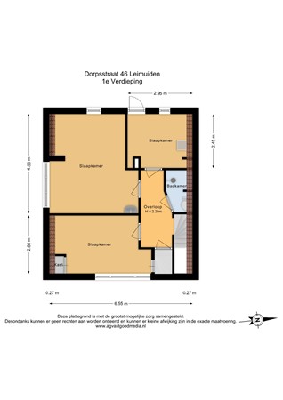 Dorpsstraat 46, 2451 AR Leimuiden - 1e Verdieping - 2D.jpg