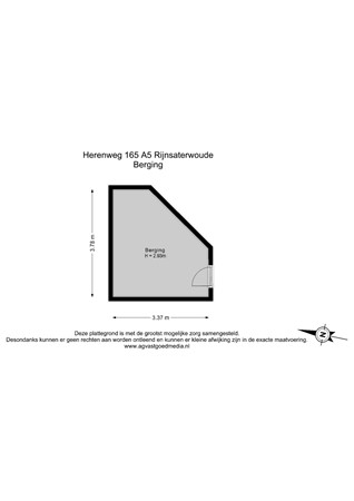 Herenweg 165A5, 2465 AH Rijnsaterwoude - Berging - 2D.jpg