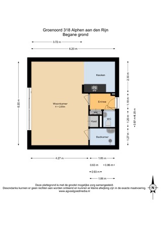 Groenoord 318, 2401 AM Alphen aan den Rijn - Begane grond - 2D.jpg