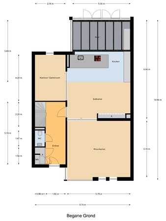 Kwaakhaven 16, 2341 NW Oegstgeest - Begane_Grond.jpg