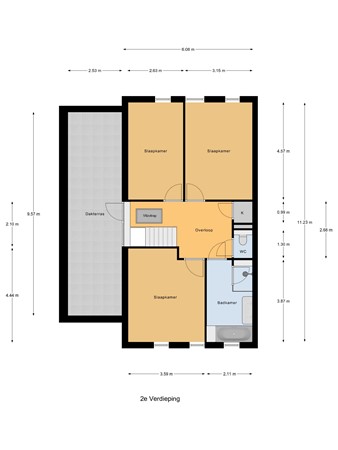 Kwaakhaven 16, 2341 NW Oegstgeest - 2e_Verdieping.jpg