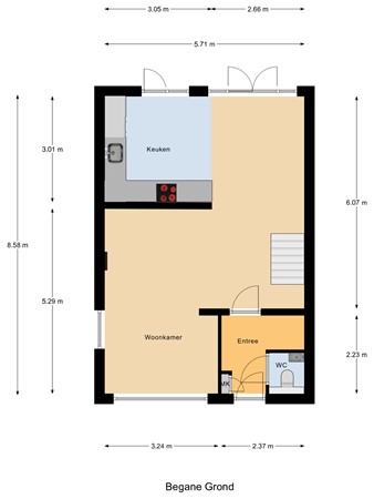 Albert Verweijstraat 13, 2394 TK Hazerswoude-Rijndijk - Begane_Grond.jpg