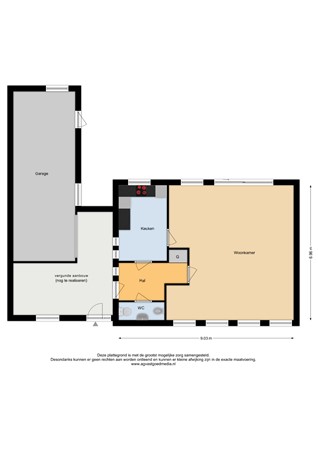 Dijkstraat 32A, 2371 VG Roelofarendsveen - Begane grond - 2D.jpg