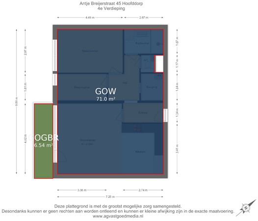 Antje Breijerstraat 45, 2132 ZT Hoofddorp - 4e Verdieping - markings.jpg