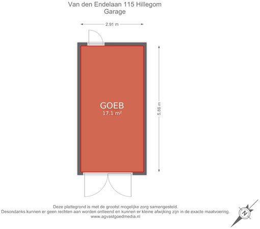 Van Den Endelaan 115, 2182 EW Hillegom - Garage - markings.jpg