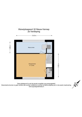 Warwijcksepoort 32, 2152 RL Nieuw-Vennep - 2e Verdieping - 2D.jpg