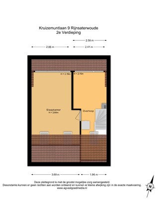 Kruizemuntlaan 9, 2465 BG Rijnsaterwoude - 2e Verdieping - 2D.jpg