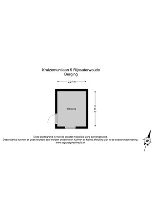 Kruizemuntlaan 9, 2465 BG Rijnsaterwoude - Berging - 2D.jpg