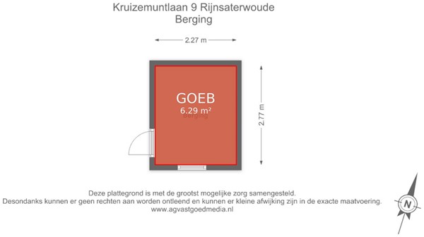 Kruizemuntlaan 9, 2465 BG Rijnsaterwoude - Berging - markings.jpg