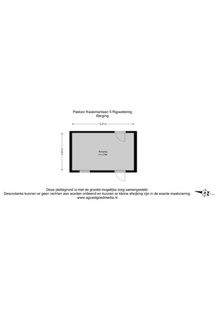 Pastoor Kwakmanlaan 5, 2375 XW Rijpwetering - Berging - 2D.jpg