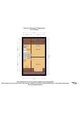 Pastoor Kwakmanlaan 5, 2375 XW Rijpwetering - 2e Verdieping - 2D.jpg