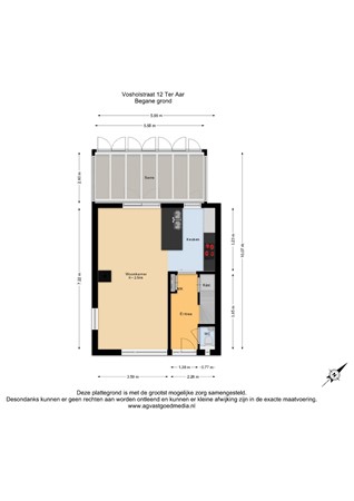 Vosholstraat 12, 2461 AC Ter Aar - Begane grond - 2D.jpg