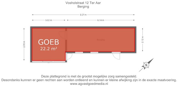 Vosholstraat 12, 2461 AC Ter Aar - Berging - markings.jpg