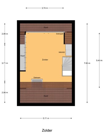 Pastoor Kwakmanlaan 81, 2375 XM Rijpwetering - 2e Verdieping.jpg