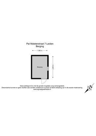 Pal Maleterstraat 7, 2332 ZG Leiden - Berging - 2D.jpg