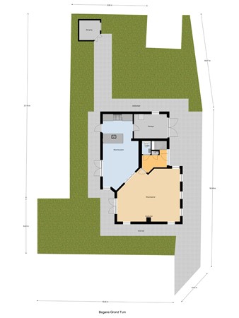 Westeinde 20, 2451 VZ Leimuiden - Begane_Grond_Tuin.jpg