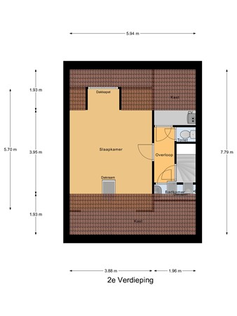 Aquamarijnstraat 11, 2332 HE Leiden - 2e_Verdieping.jpg