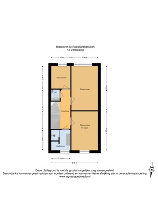 Rietoever 50, 2371 JL Roelofarendsveen - 1e Verdieping - 2D.jpg