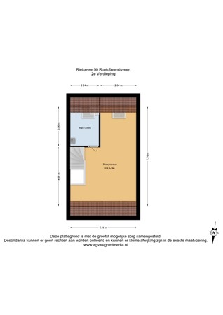 Rietoever 50, 2371 JL Roelofarendsveen - 2e Verdieping - 2D.jpg