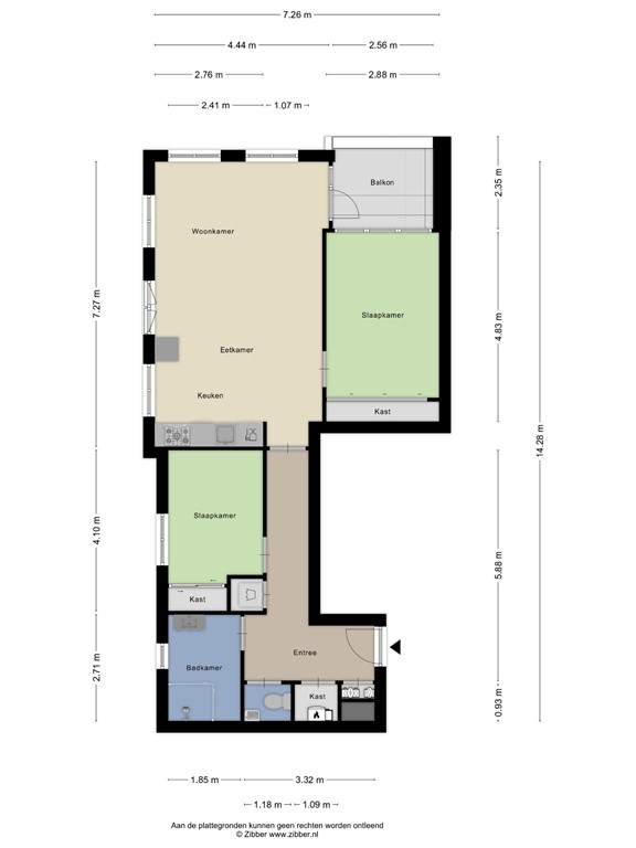 mediumsize floorplan