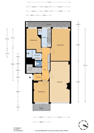 Soestdijksekade 335, 2574 AL Den Haag - Soestdijksekade 335 - 3e verdieping.jpg