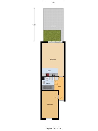 Veenderweg 20B, 6712 AB Ede - Begane_Grond_Tuin.jpg