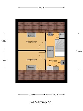 Kennedydreef 95, 6716 CG Ede - 2e_Verdieping.jpg