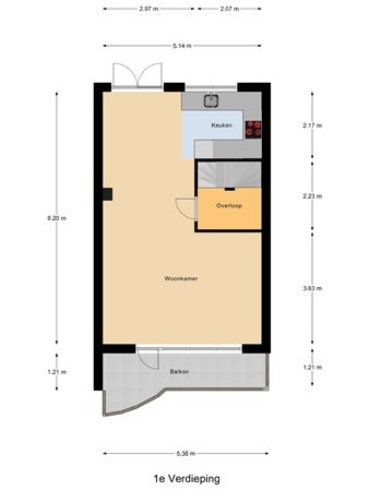 Dr. Ir. Vondelingpark 7, 6716 EL Ede - 1e_Verdieping.jpg