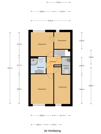 Dr. Ir. Vondelingpark 7, 6716 EL Ede - 2e_Verdieping.jpg