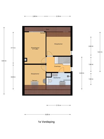 Zijpendaal 5, 6715 KL Ede - 1e_Verdieping.jpg