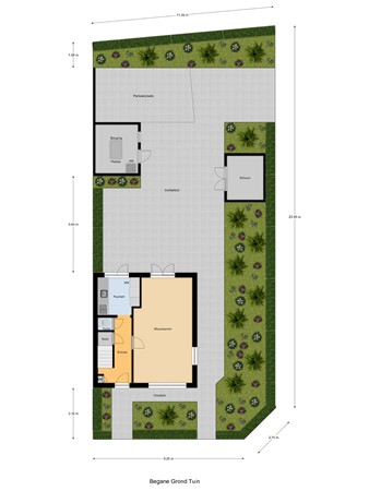Bremlaan 41, 6713 EA Ede - Begane_Grond_Tuin.jpg
