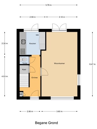 Bremlaan 41, 6713 EA Ede - Begane_Grond.jpg
