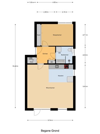 Madoeralaan 21, 6714 AM Ede - Begane_Grond.jpg