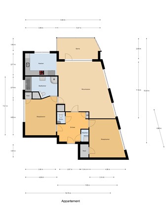 Floorplan - Othelloweg 371, 3194 GR Hoogvliet Rotterdam