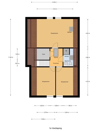 Floorplan - Eikhofweg 4, 5824 AR Holthees