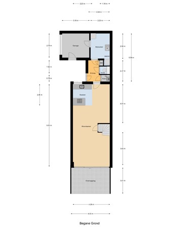 Floorplan - Polkastraat 13, 5802 JR Venray