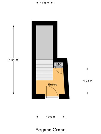 Floorplan - Sint Jacobstraat 1C, 8261 GX Kampen