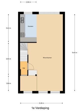 Beatrijsstraat 58, 3021 RH Rotterdam - 1e_Verdieping.jpg