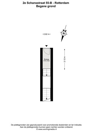 2e Schansstraat 55B, 3025 XK Rotterdam - 2e Schansstraat 55-B - Rotterdam - Begane_grond - 2D.jpg
