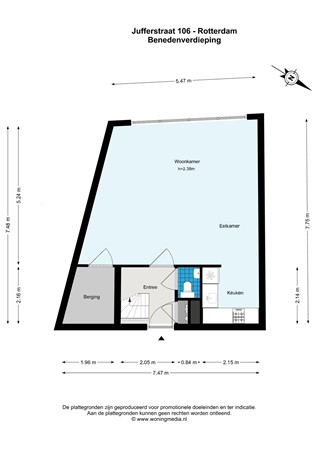 Jufferstraat 106, 3011 XM Rotterdam - Jufferstraat 106 - Rotterdam - Benedenverdieping