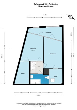 Jufferstraat 106, 3011 XM Rotterdam - Jufferstraat 106 - Rotterdam - Bovenverdieping