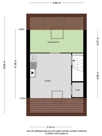 Nederkwartier 2, 5235 JJ 's-Hertogenbosch - 436560_2D_Tweede_Verdieping_Nederkwartier_2_sHertogenbosch_03.jpg