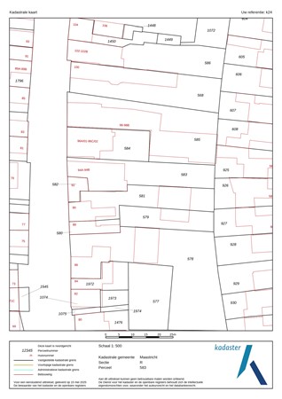 Ambyerstraat Noord 94A, 6225 EG Maastricht - Kadastrale kaart Ambyerstraat Noord 94 A, 6225 EG Maastricht.jpg